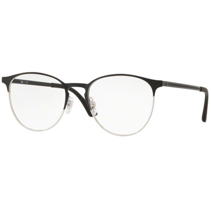 Rame ochelari de vedere unisex Ray-Ban RX6375 2861 Rotunde Negre originale din Metal cu comanda online