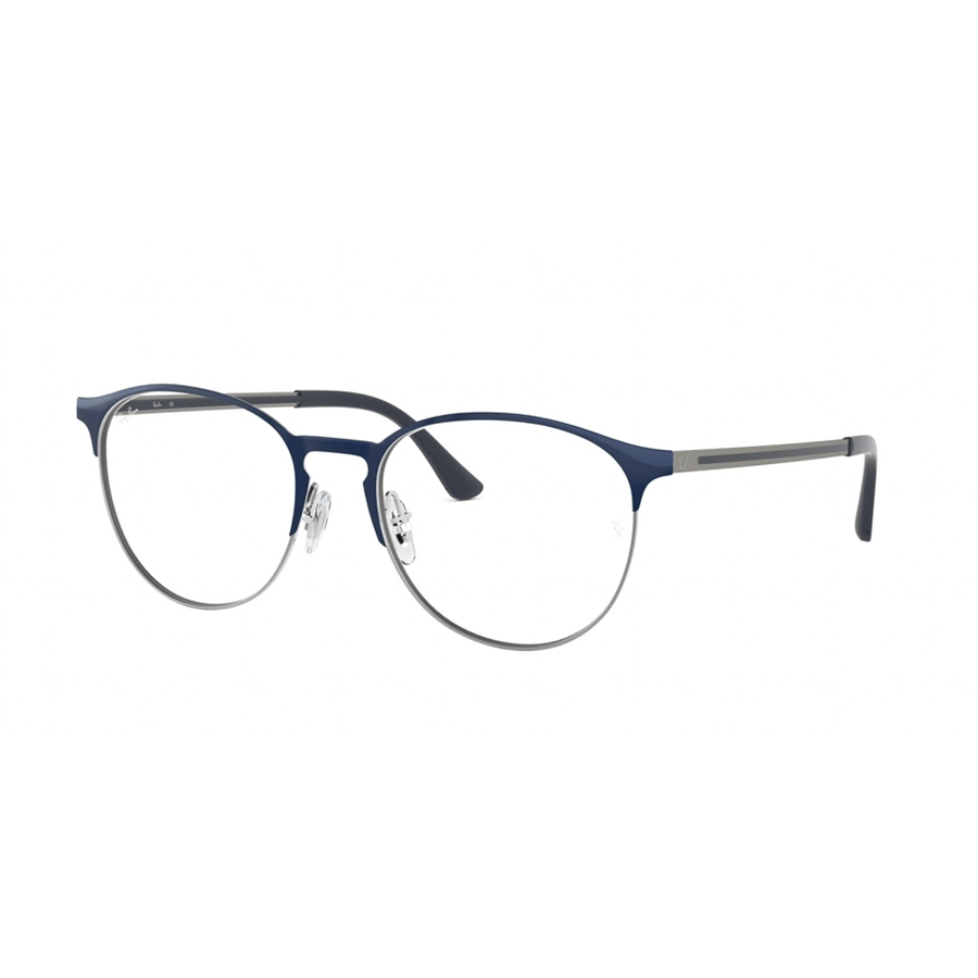 Rame ochelari de vedere unisex Ray-Ban RX6375 2981 Rotunde Albastre originale din Metal cu comanda online