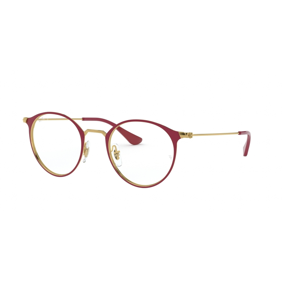 Rame ochelari de vedere unisex Ray-Ban RX6378 3028 Rotunde Violet originale din Metal cu comanda online