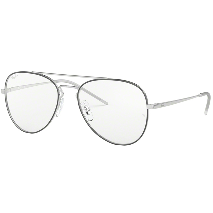 Rame ochelari de vedere unisex Ray-Ban RX6413 2983 Pilot Negre originale din Metal cu comanda online