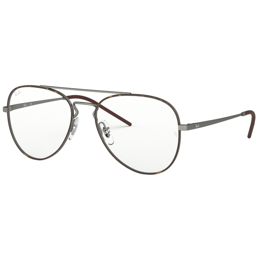 Rame ochelari de vedere unisex Ray-Ban RX6413 3043 Pilot Havana originale din Metal cu comanda online