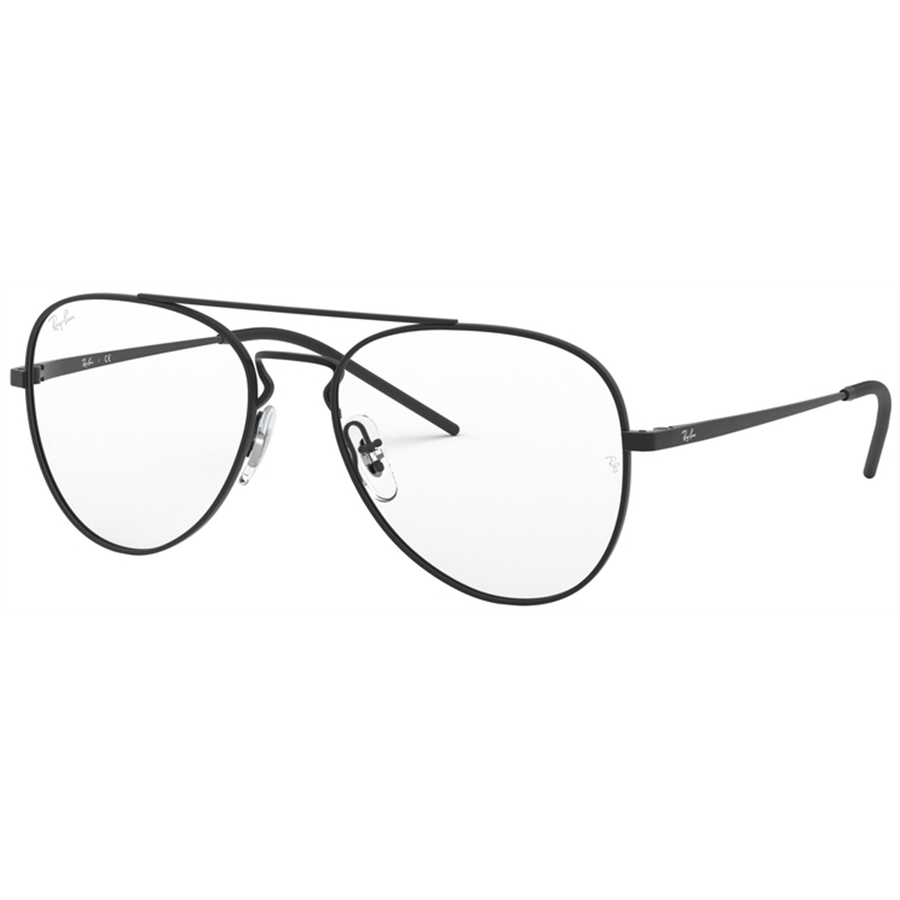 Rame ochelari de vedere unisex Ray-Ban RX6413 3044 Pilot Negre originale din Metal cu comanda online