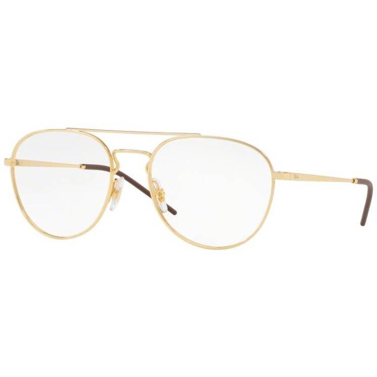 Rame ochelari de vedere unisex Ray-Ban RX6414 2500 Ovale Aurii originale din Metal cu comanda online