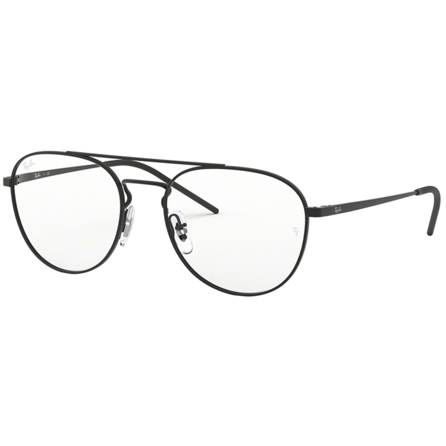 Rame ochelari de vedere unisex Ray-Ban RX6414 3044 Rotunde Negre originale din Metal cu comanda online