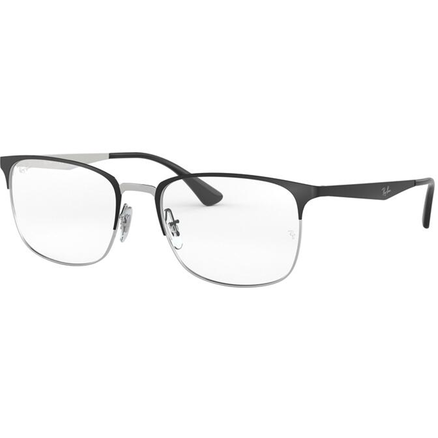 Rame ochelari de vedere unisex Ray-Ban RX6421 2997 Patrate Negre originale din Metal cu comanda online
