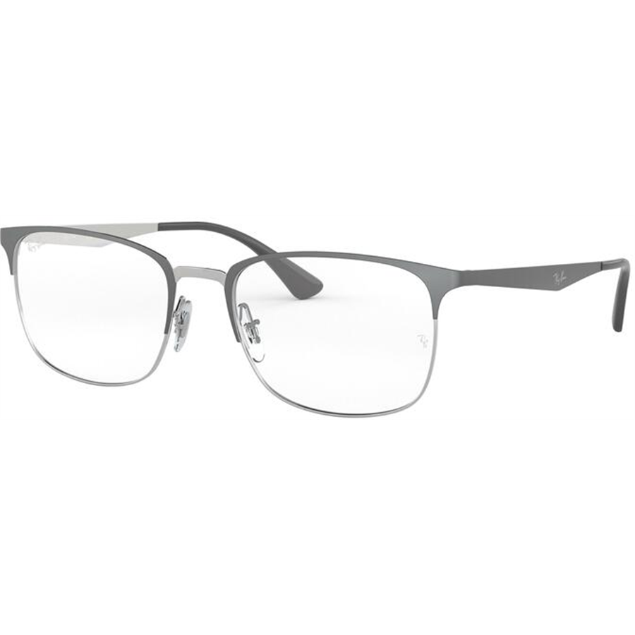 Rame ochelari de vedere unisex Ray-Ban RX6421 3004 Patrate Gri originale din Metal cu comanda online