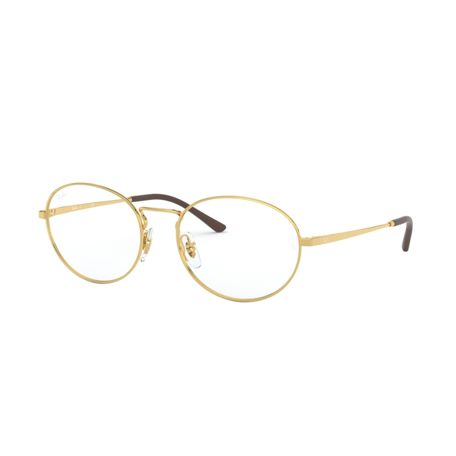 Rame ochelari de vedere unisex Ray-Ban RX6439 2500 Ovale Aurii originale din Metal cu comanda online