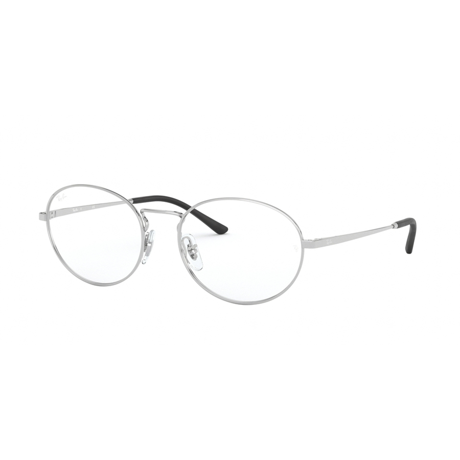 Rame ochelari de vedere unisex Ray-Ban RX6439 2501 Ovale Argintii originale din Metal cu comanda online