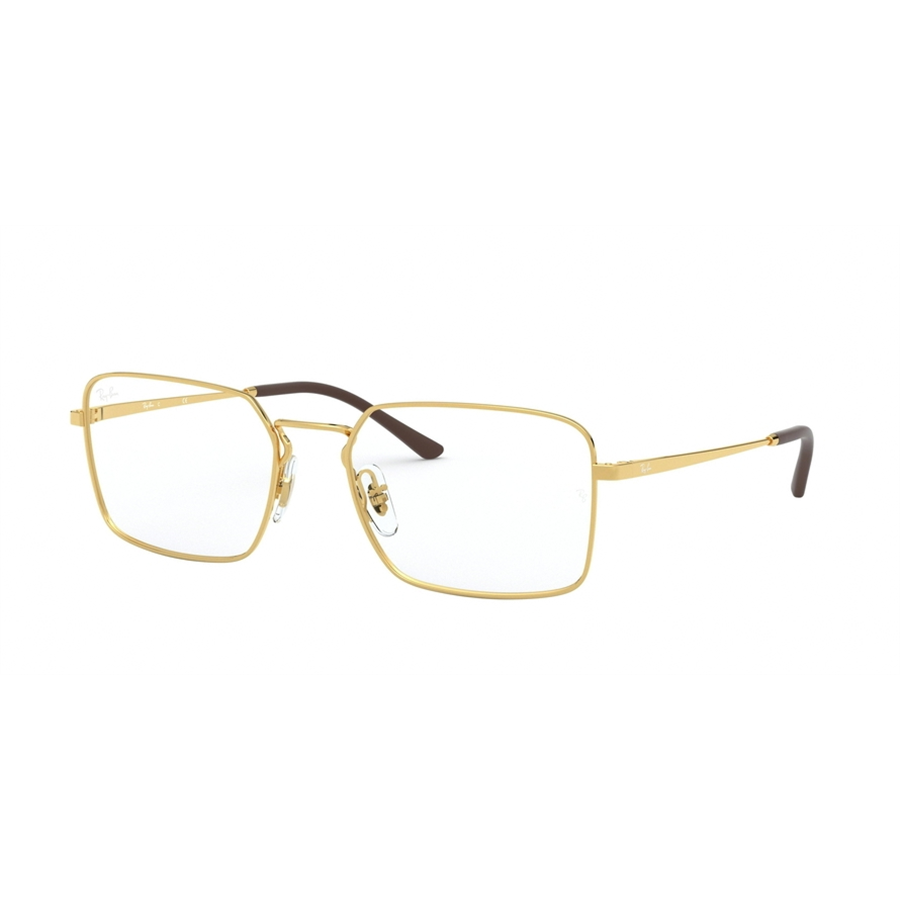 Rame ochelari de vedere unisex Ray-Ban RX6440 2500 Patrate Aurii originale din Metal cu comanda online