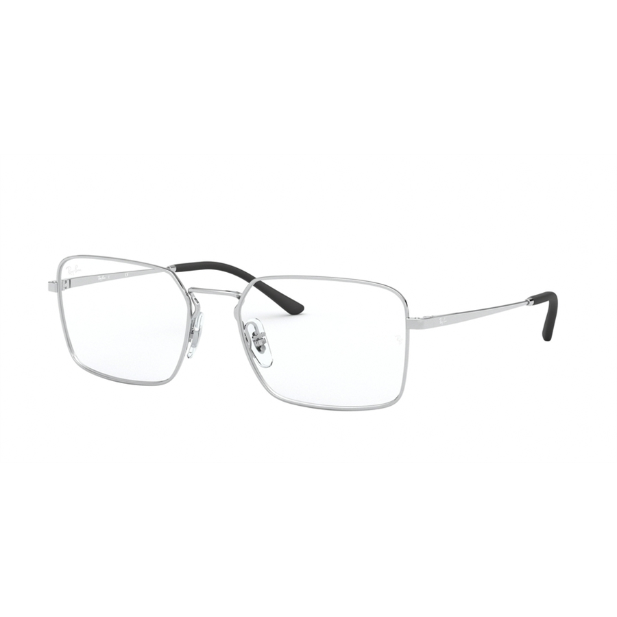 Rame ochelari de vedere unisex Ray-Ban RX6440 2501 Patrate Argintii originale din Metal cu comanda online