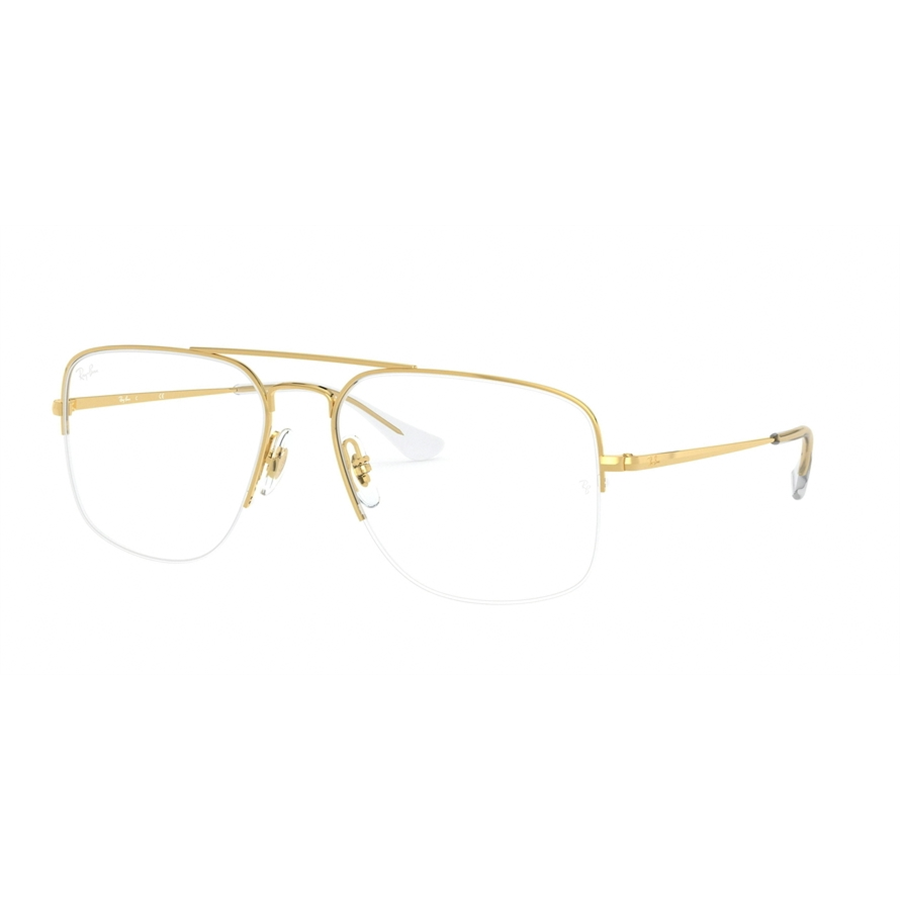 Rame ochelari de vedere unisex Ray-Ban RX6441 2500 Patrate Aurii originale din Metal cu comanda online