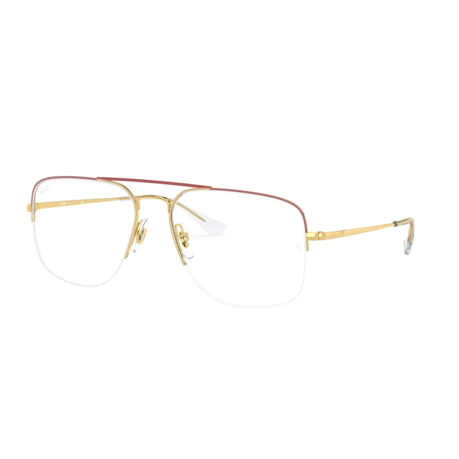 Rame ochelari de vedere unisex Ray-Ban RX6441 3050 Patrate Violet originale din Metal cu comanda online