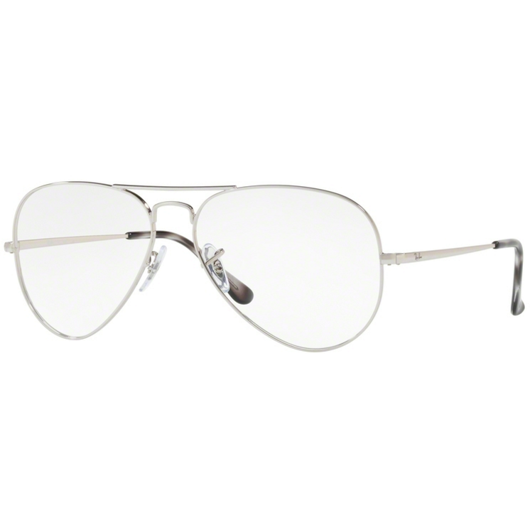 Rame ochelari de vedere unisex Ray-Ban RX6489 2501 Pilot Argintii originale din Metal cu comanda online
