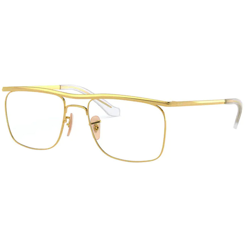 Rame ochelari de vedere unisex Ray-Ban RX6519 2500 Patrate Aurii originale din Metal cu comanda online