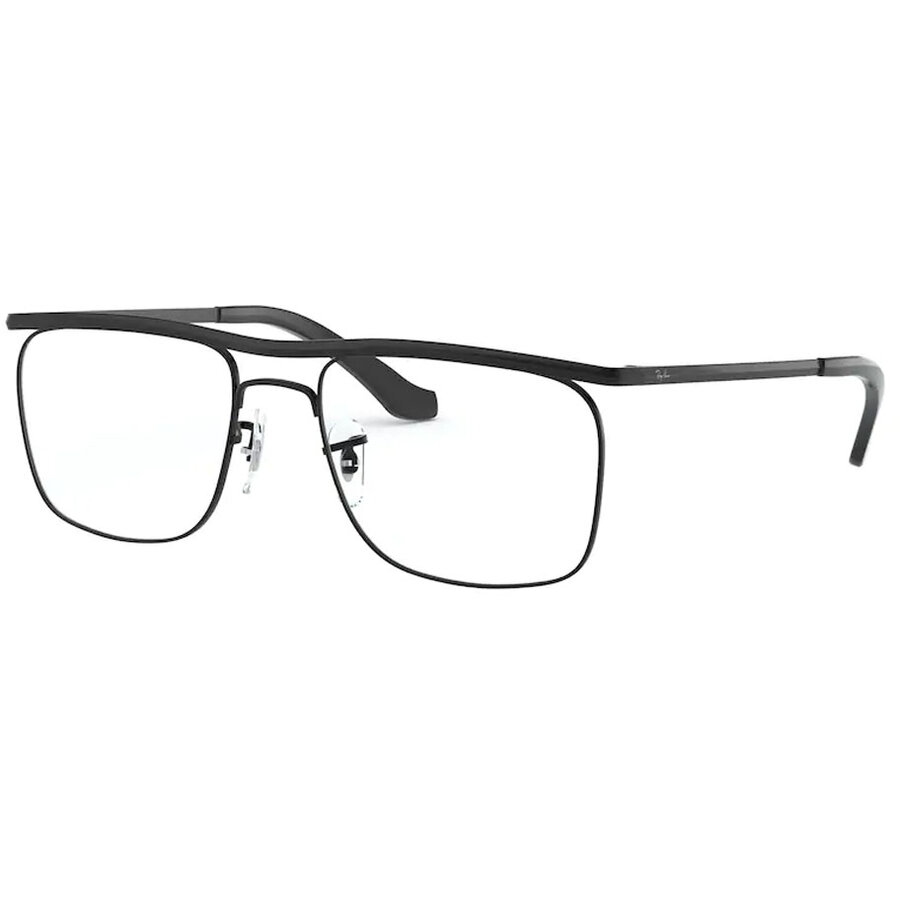 Rame ochelari de vedere unisex Ray-Ban RX6519 2509 Patrate Negre originale din Metal cu comanda online