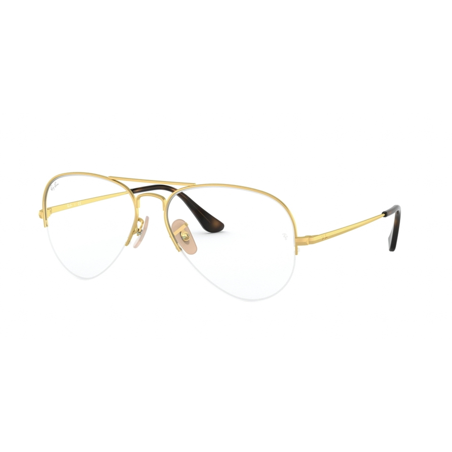 Rame ochelari de vedere unisex Ray-Ban RX6589 3033 Pilot Aurii originale din Metal cu comanda online