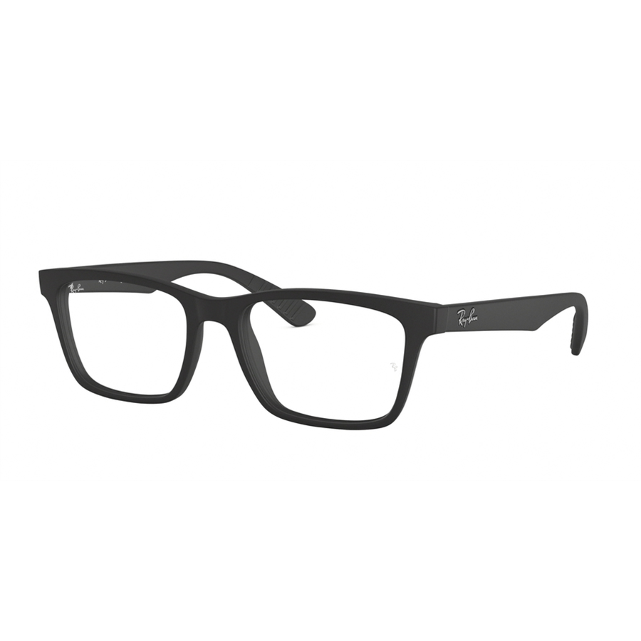 Rame ochelari de vedere unisex Ray-Ban RX7025 2077 Patrate Negre originale din Plastic cu comanda online