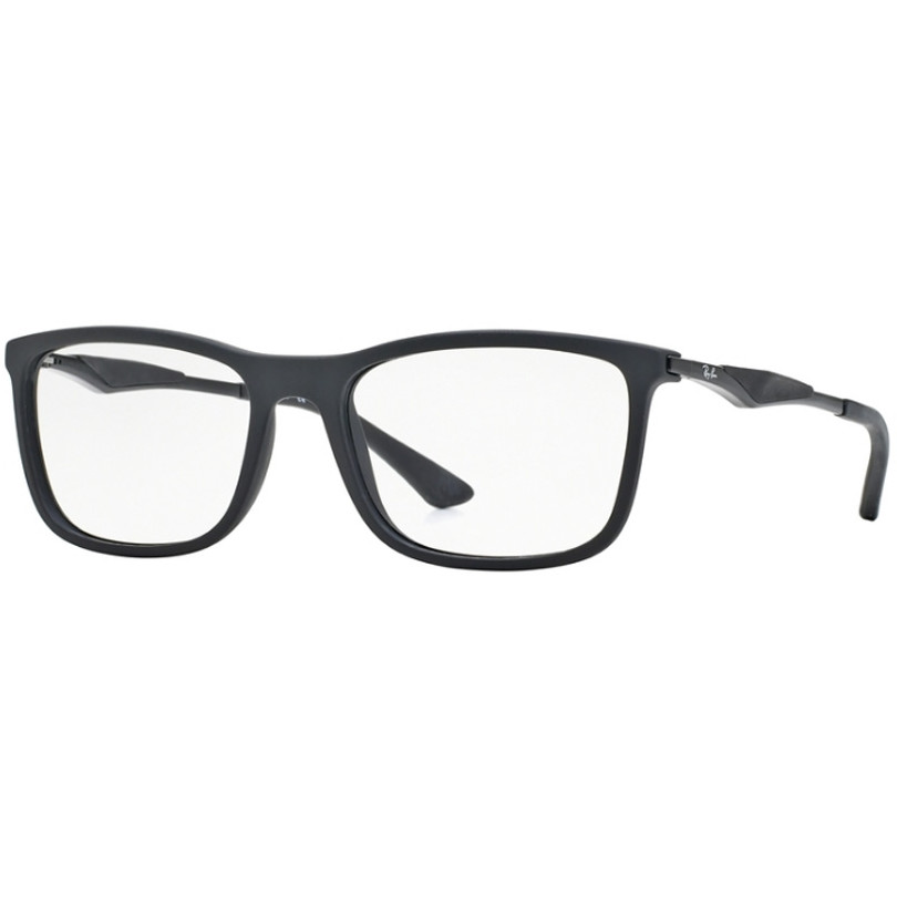 Rame ochelari de vedere unisex Ray-Ban RX7029 2077 Rectangulare Negre originale din Plastic cu comanda online