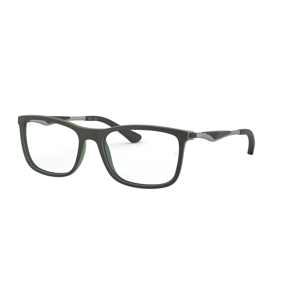 Rame ochelari de vedere unisex Ray-Ban RX7029 5197 Patrate Negre originale din Plastic cu comanda online