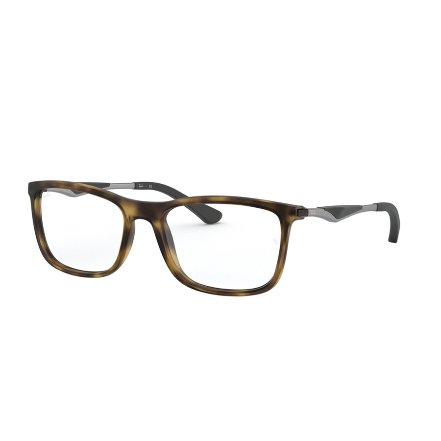 Rame ochelari de vedere unisex Ray-Ban RX7029 5200 Patrate Havana originale din Plastic cu comanda online