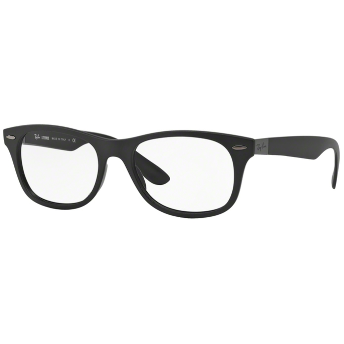 Rame ochelari de vedere unisex Ray-Ban RX7032 5204 Patrate Negre originale din Plastic cu comanda online