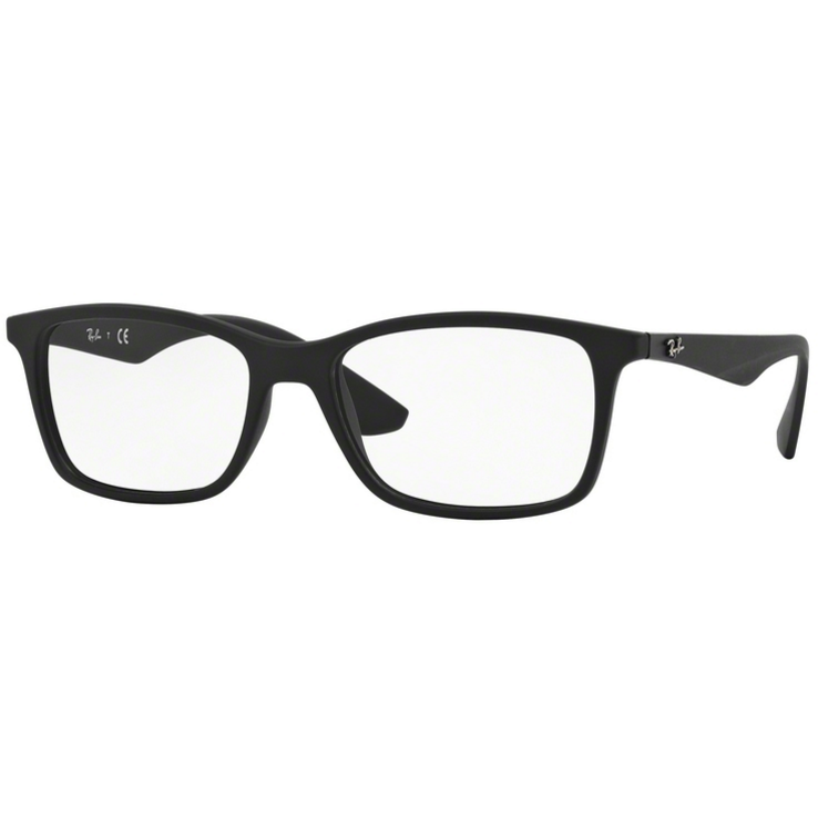 Rame ochelari de vedere unisex Ray-Ban RX7047 5196 Rectangulare Negre originale din Plastic cu comanda online