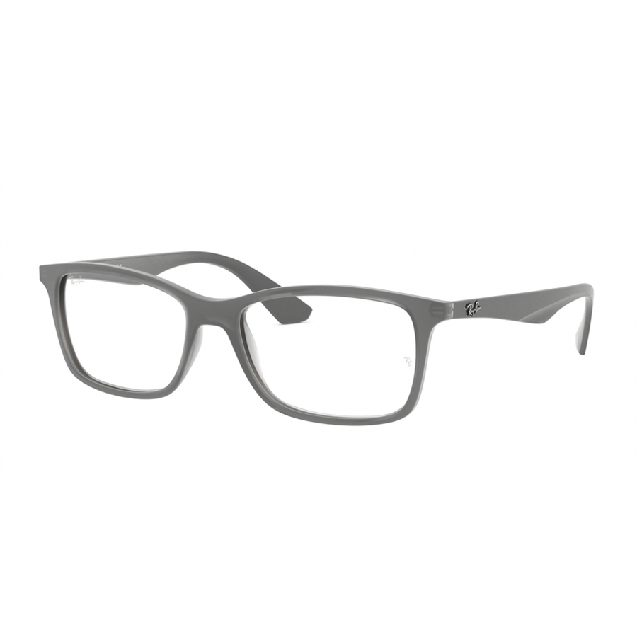 Rame ochelari de vedere unisex Ray-Ban RX7047 5482 Patrate Gri originale din Plastic cu comanda online
