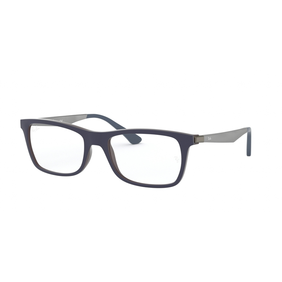 Rame ochelari de vedere unisex Ray-Ban RX7062 5575 Patrate Albastre originale din Plastic cu comanda online