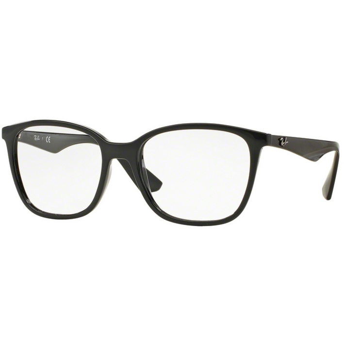 Rame ochelari de vedere unisex Ray-Ban RX7066 2000 Rectangulare Negre originale din Plastic cu comanda online