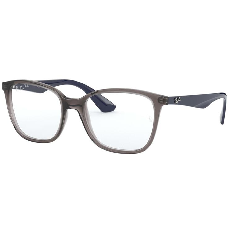 Rame ochelari de vedere unisex Ray-Ban RX7066 5848 Patrate Gri originale din Plastic cu comanda online