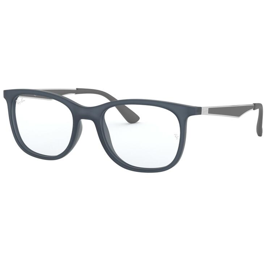 Rame ochelari de vedere unisex Ray-Ban RX7078 5679 Patrate Albastre originale din Plastic cu comanda online