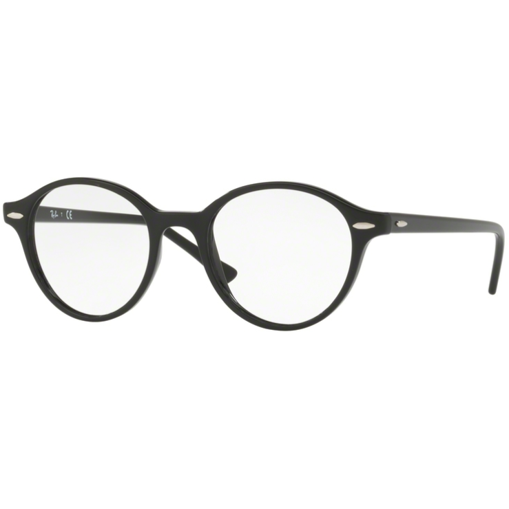 Rame ochelari de vedere unisex Ray-Ban RX7118 2000 Rotunde Negre originale din Metal cu comanda online