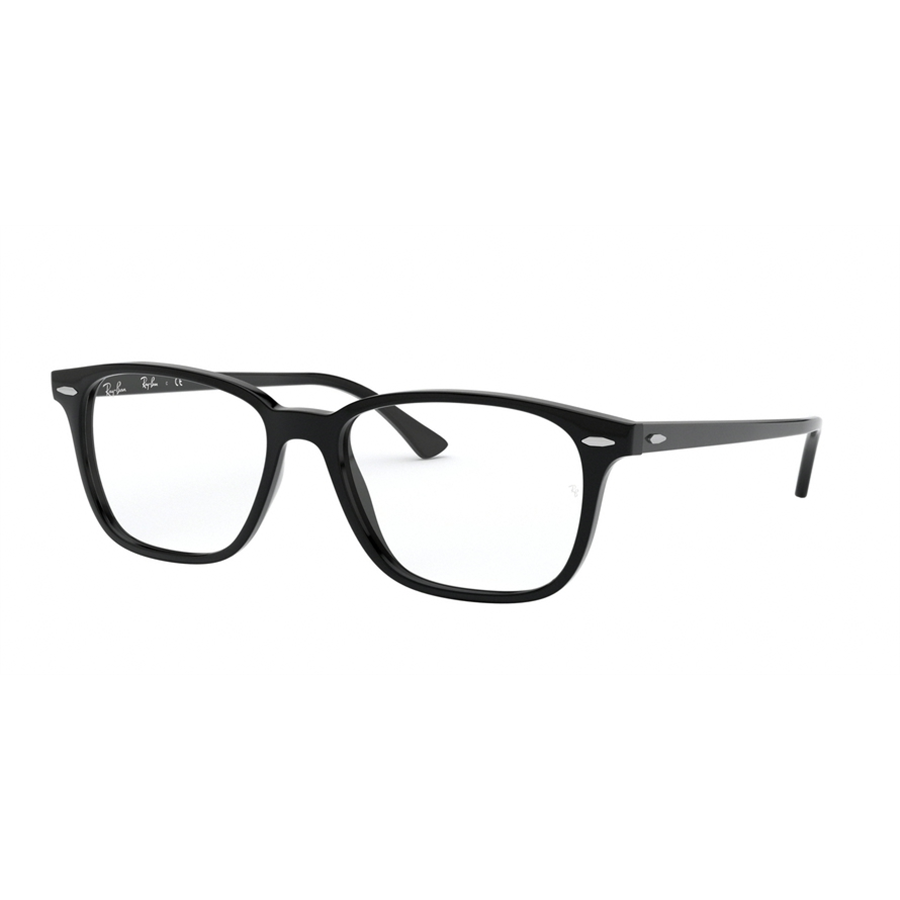 Rame ochelari de vedere unisex Ray-Ban RX7119 2000 Patrate Negre originale din Plastic cu comanda online