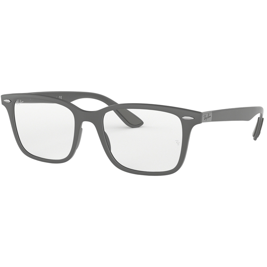 Rame ochelari de vedere unisex Ray-Ban RX7144 5521 Patrate Gri originale din Plastic cu comanda online