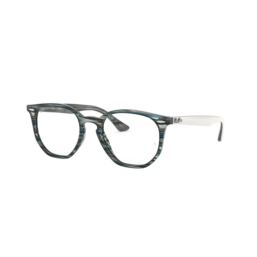 Rame ochelari de vedere unisex Ray-Ban RX7151 5801 Rotunde Albastre originale din Plastic cu comanda online