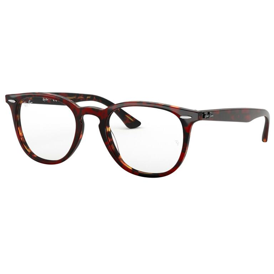 Rame ochelari de vedere unisex Ray-Ban RX7159 5911 Rotunde Rosii originale din Plastic cu comanda online