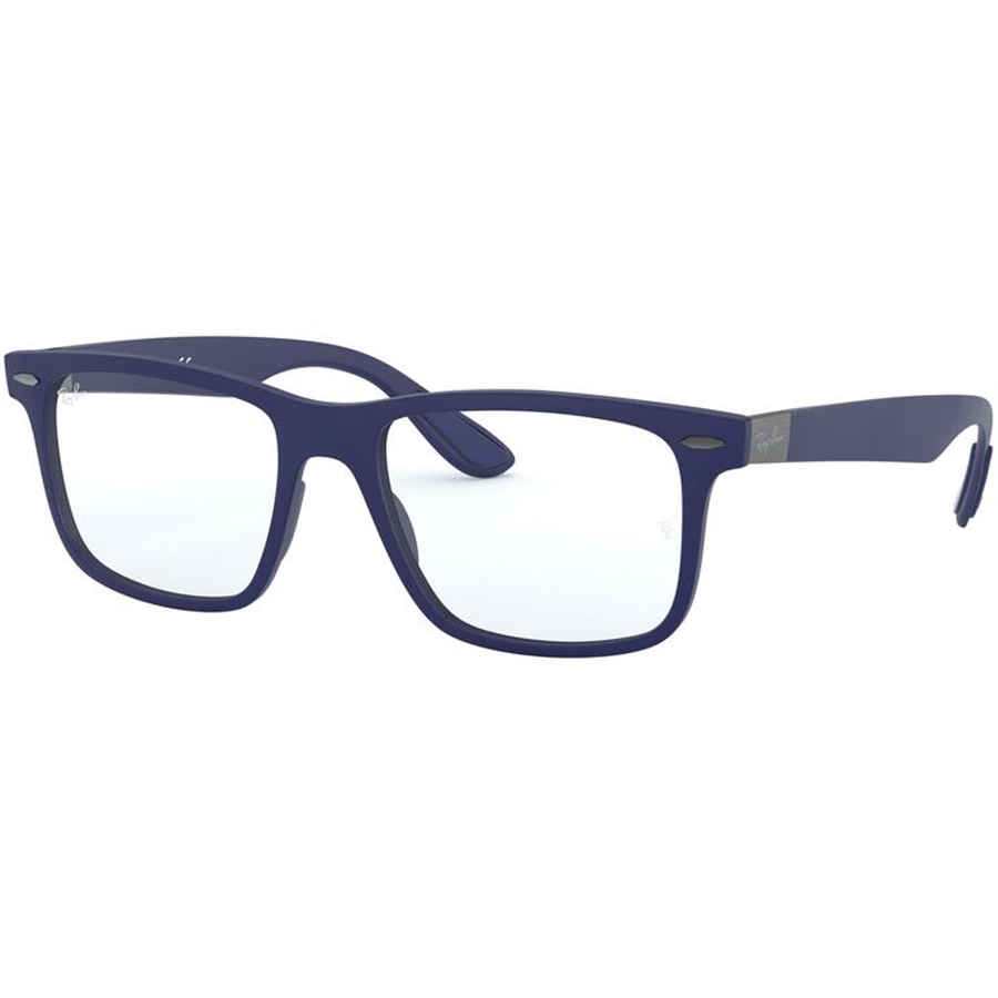Rame ochelari de vedere unisex Ray-Ban RX7165 5207 Patrate Albastre originale din Plastic cu comanda online
