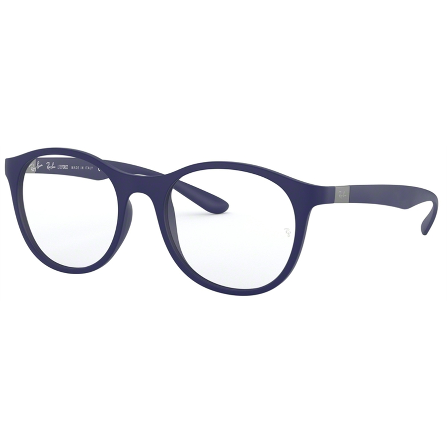 Rame ochelari de vedere unisex Ray-Ban RX7166 5207 Rotunde Albastre originale din Plastic cu comanda online
