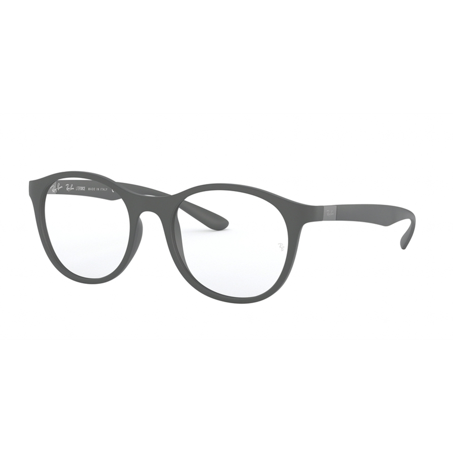 Rame ochelari de vedere unisex Ray-Ban RX7166 5521 Rotunde Gri originale din Plastic cu comanda online