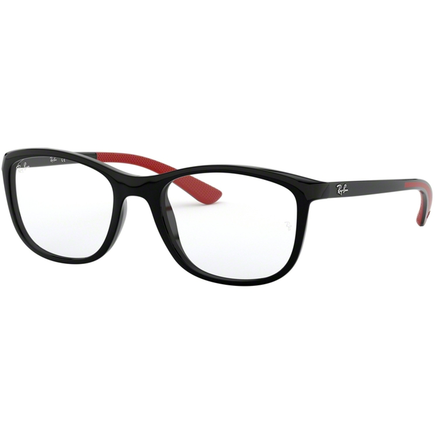 Rame ochelari de vedere unisex Ray-Ban RX7169 5795 Patrate Negre originale din Plastic cu comanda online