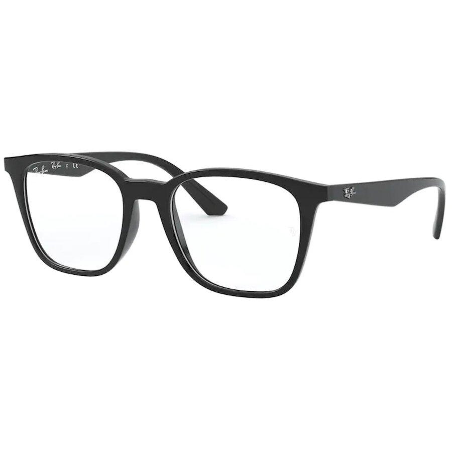 Rame ochelari de vedere unisex Ray-Ban RX7177 2000 Patrate Negre originale din Plastic cu comanda online