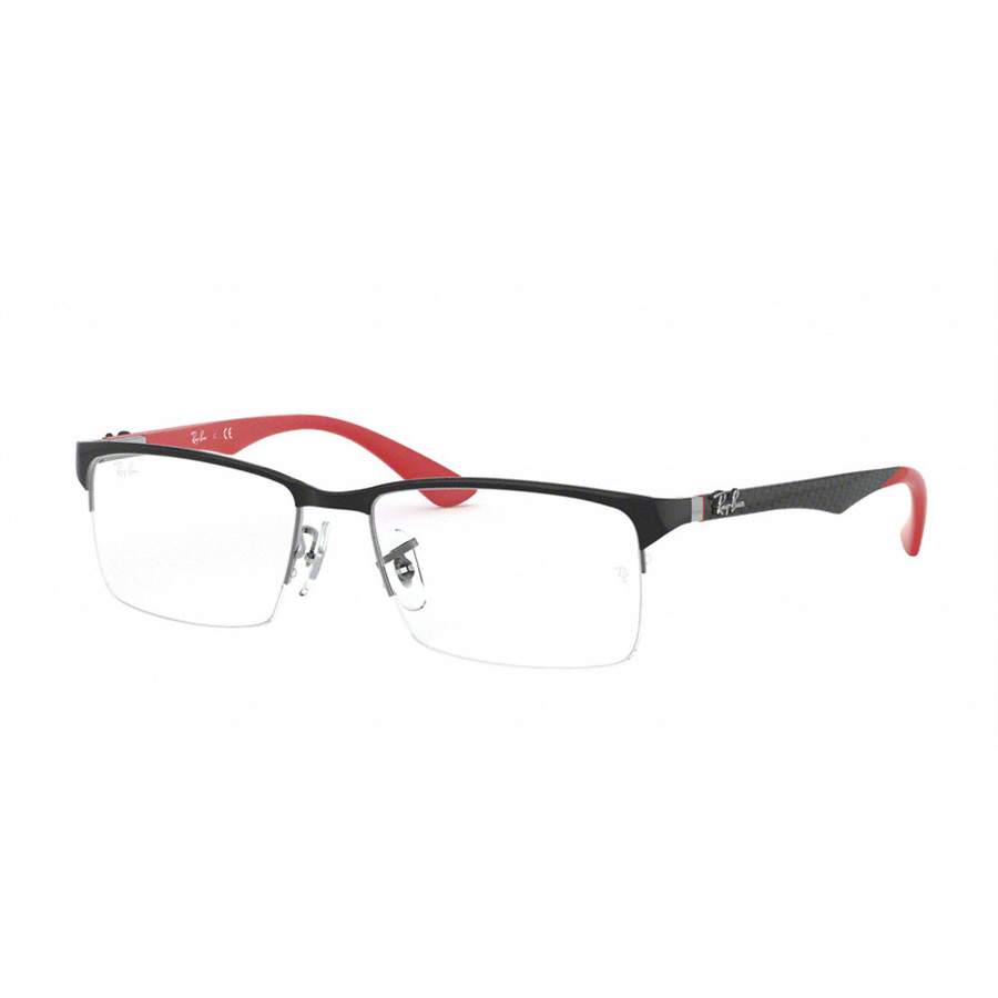 Rame ochelari de vedere unisex Ray-Ban RX8411 2509 Rectangulare Negre originale din Metal cu comanda online