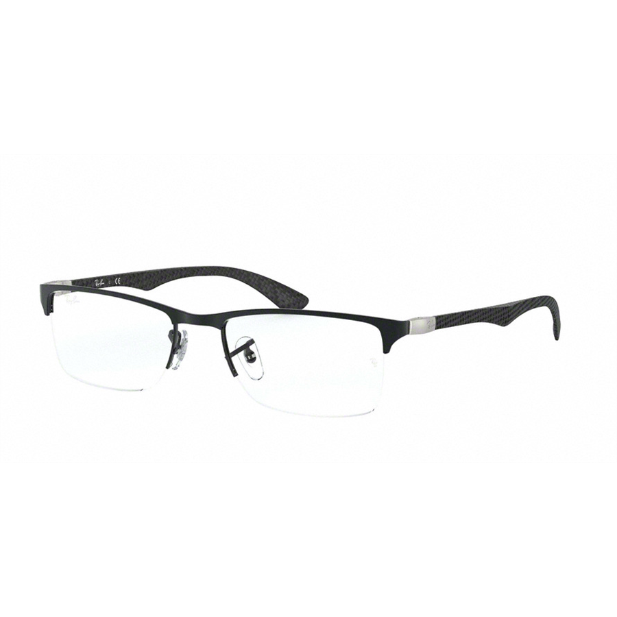 Rame ochelari de vedere unisex Ray-Ban RX8413 2503 Rectangulare Negre originale din Metal cu comanda online
