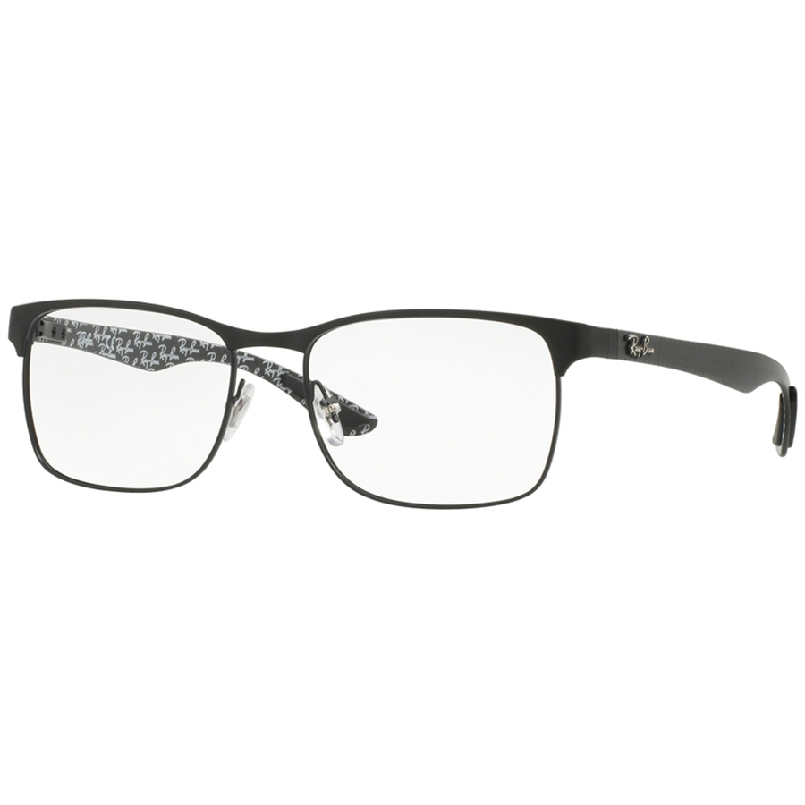 Rame ochelari de vedere unisex Ray-Ban RX8416 2503 Patrate Negre originale din Metal cu comanda online