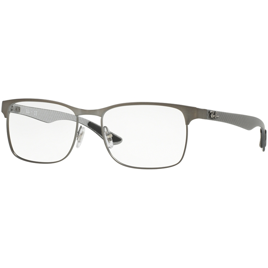 Rame ochelari de vedere unisex Ray-Ban RX8416 2620 Patrate Gri originale din Metal cu comanda online