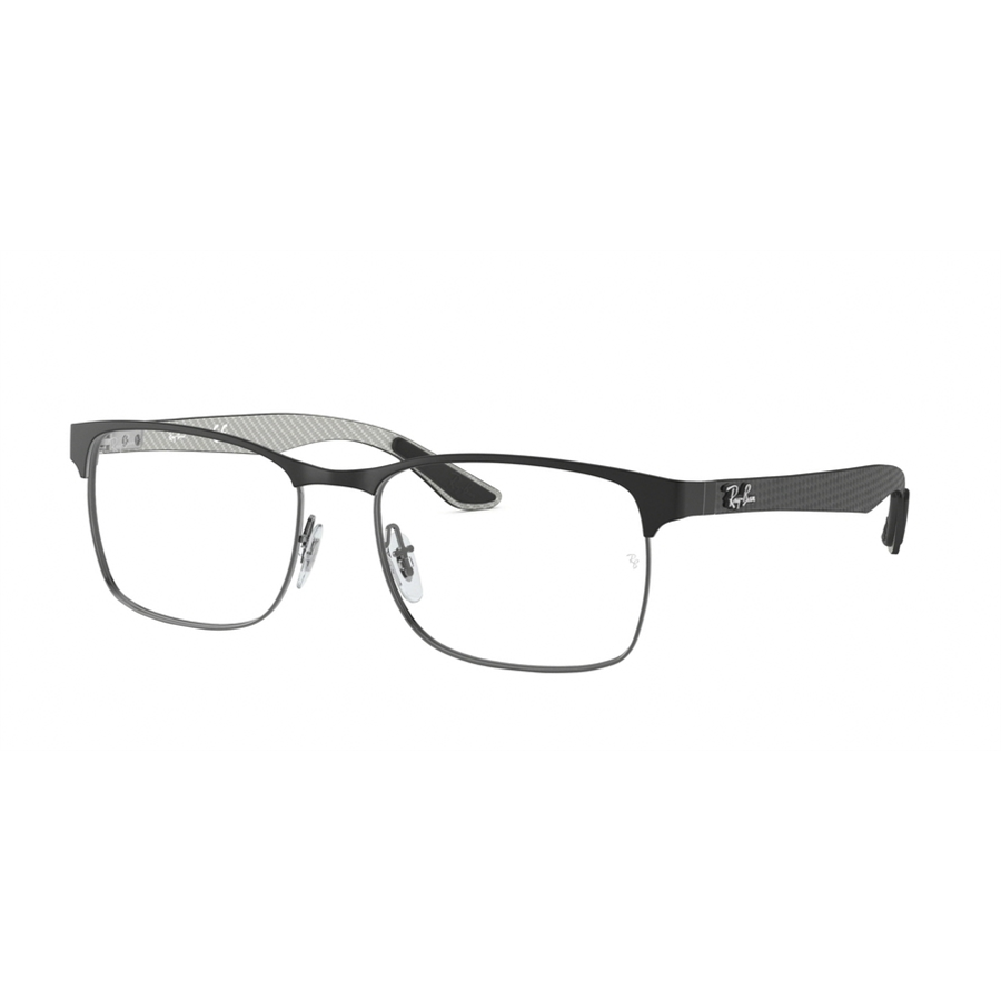 Rame ochelari de vedere unisex Ray-Ban RX8416 3014 Patrate Negre originale din Metal cu comanda online