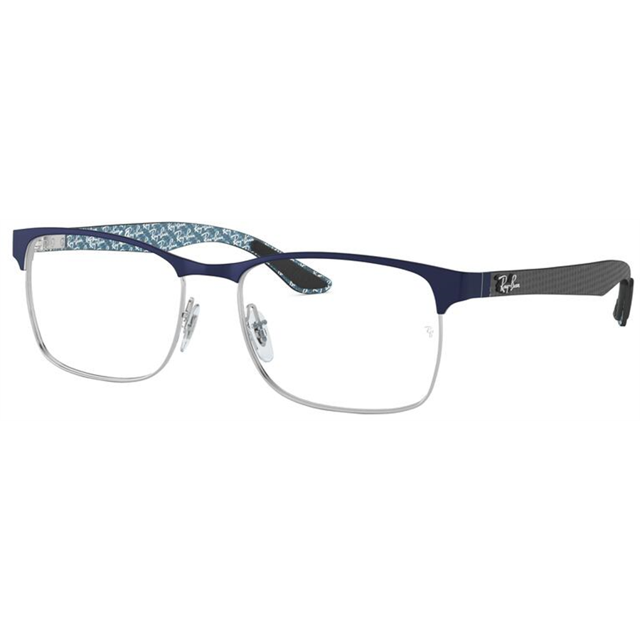 Rame ochelari de vedere unisex Ray-Ban RX8416 3016 Patrate Albastre originale din Metal cu comanda online