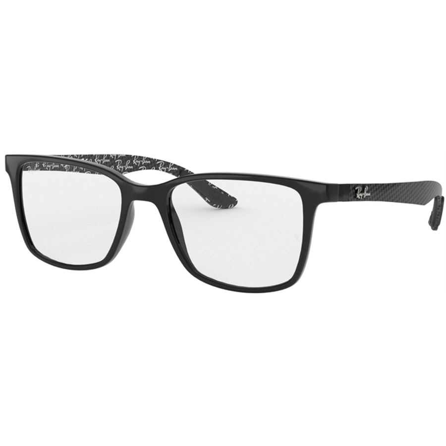 Rame ochelari de vedere unisex Ray-Ban RX8905 5843 Patrate Negre originale din Plastic cu comanda online
