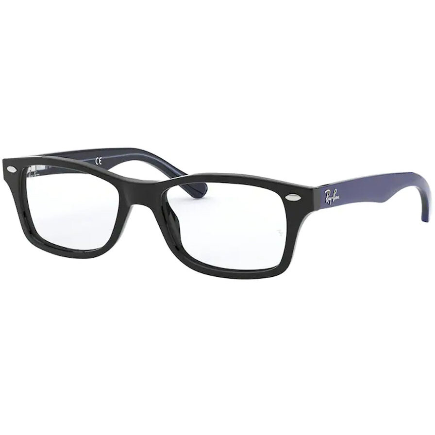 Rame ochelari de vedere unisex Ray-Ban RY1531 3748 Patrate Negre originale din Plastic cu comanda online