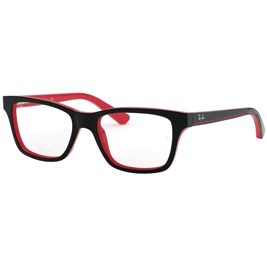 Rame ochelari de vedere unisex Ray-Ban RY1536 3573 Patrate Rosii originale din Plastic cu comanda online
